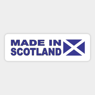 Made In Scotland with St Andrews flag / Saltire Sticker